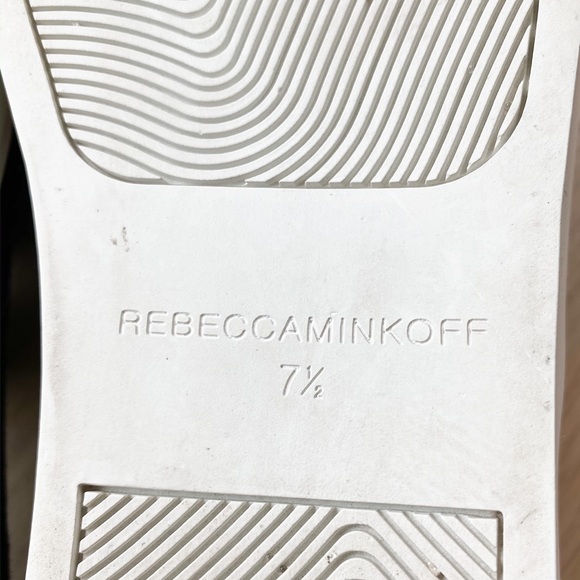 REBECCA MINKOFF fuzzy blue pompom slip on sneaker - Picture 8 of 8